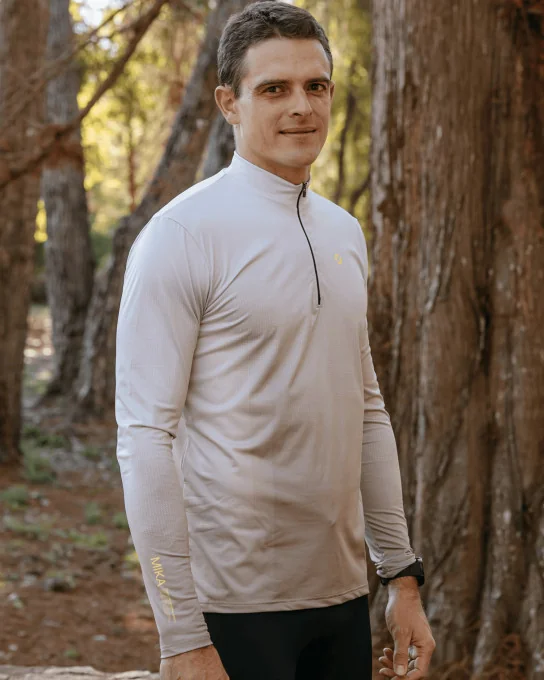 Maillot running homme manches longues - CLOUD