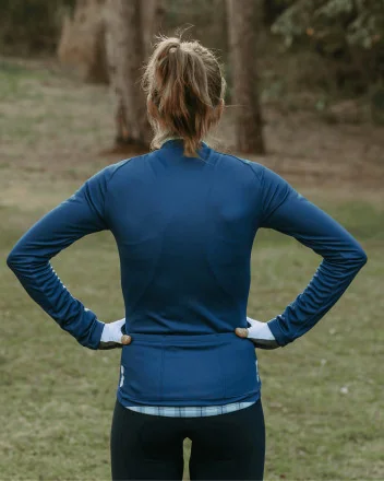 Maillot vélo manches longues femme - VICHY