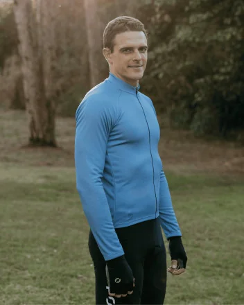 Maillot vélo manches longues homme - RACING