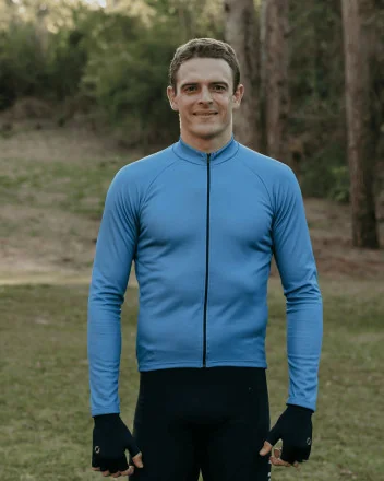 Maillot vélo manches longues homme - RACING