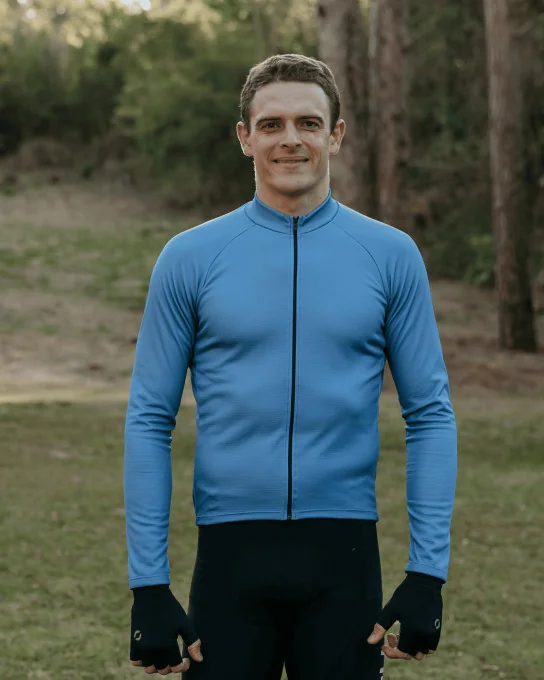Maillot vélo manches longues homme - RACING