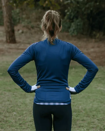 Maillot vélo manches longues femme - VICHY