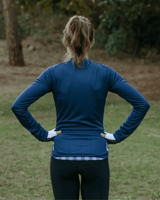 Maillot vélo manches longues femme - VICHY
