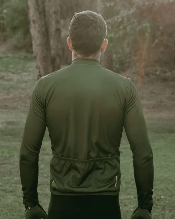 Maillot vélo manches longues homme - RACING