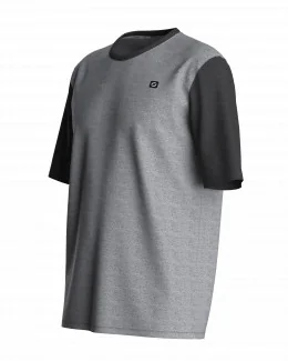 T-shirt manches courtes homme BRUNO | GRIS CLAIR / GRIS FONCÉ