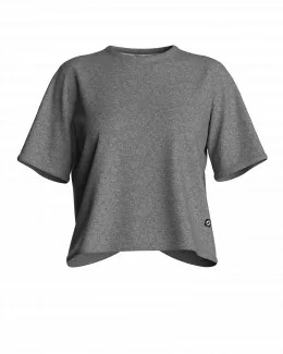 T-shirt manches courtes femme CARLA | GRIS CLAIR