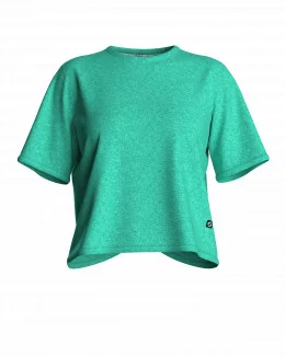 T-shirt manches courtes femme CARLA | VERT CLAIR