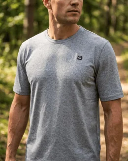 T-shirt manches courtes homme BRUNO | GRIS CLAIR