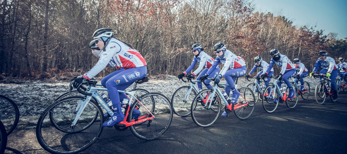 FDJ, stage, échauffement