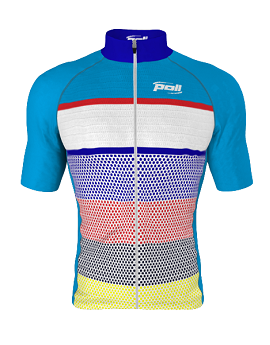 maillot route stripe