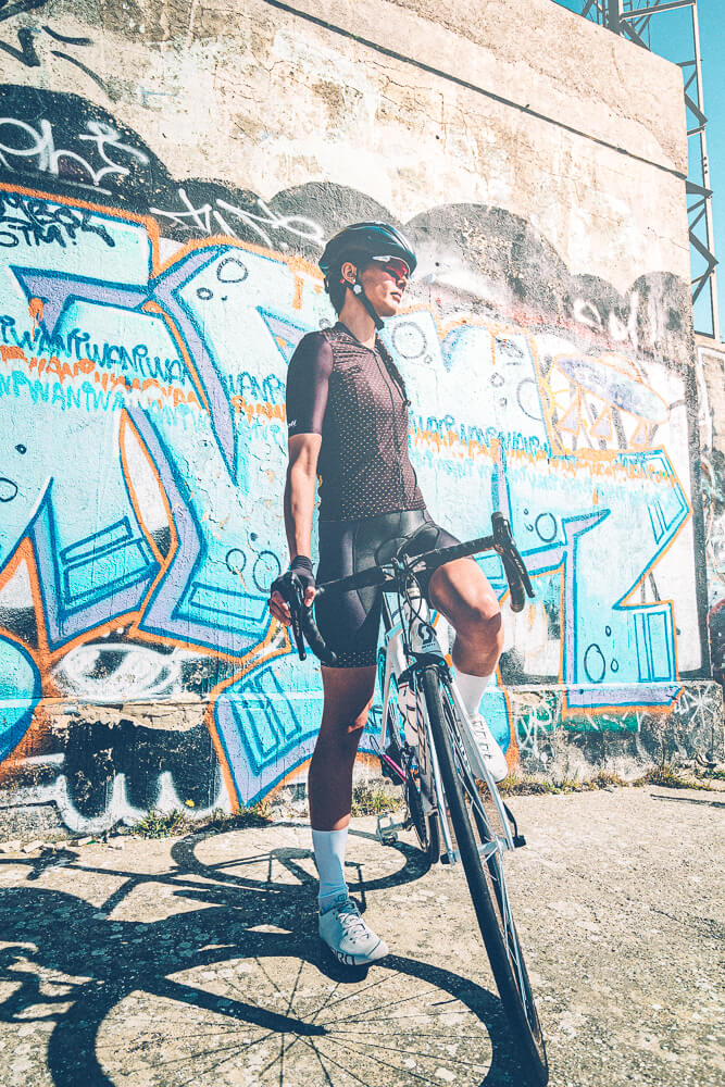 maillot cyclisme femme poli