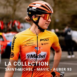 Découvrez notre collection estivale de cyclisme aux couleurs des équipes professionnelles masculines et féminines de SAINT-MICHEL - MAVIC - AUBER 93, avec des produits de haute technicité. Ne tardez plus, équipez-vous comme des pros dès maintenant ! @auber93cyclisme