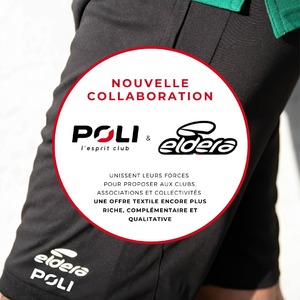 🤝 NOUVEAU PARTENARIAT - POLI x ELDERAPour répondre toujours mieux aux besoins des clubs, POLI s’associe à la marque française @eldera.Grâce à cette collaboration, nous élargissons notre offre textile avec des équipements avant/après course destinés aux athlètes, mais aussi parfaitement adaptés au staff et aux bénévoles.💡 Une gamme complète, cohérente, et toujours personnalisable, pour accompagner tous les sportifs, quelle que soit leur discipline !📲 Découvrez le catalogue ELDERA by POLI sur poli.fr#poliwear #ELDERA #Partenariat #espritclub